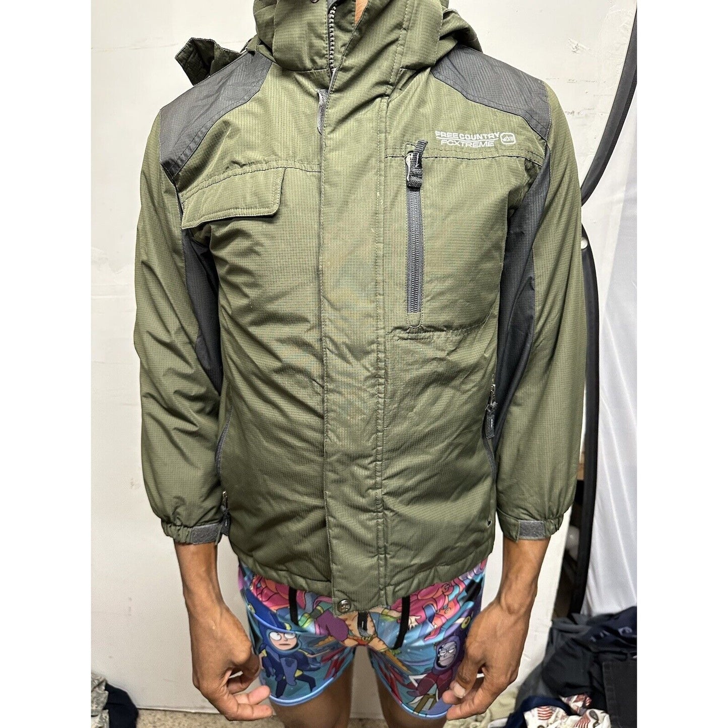 Boy’s Green 10-12 Large Free Country Extreme Performance Jacket