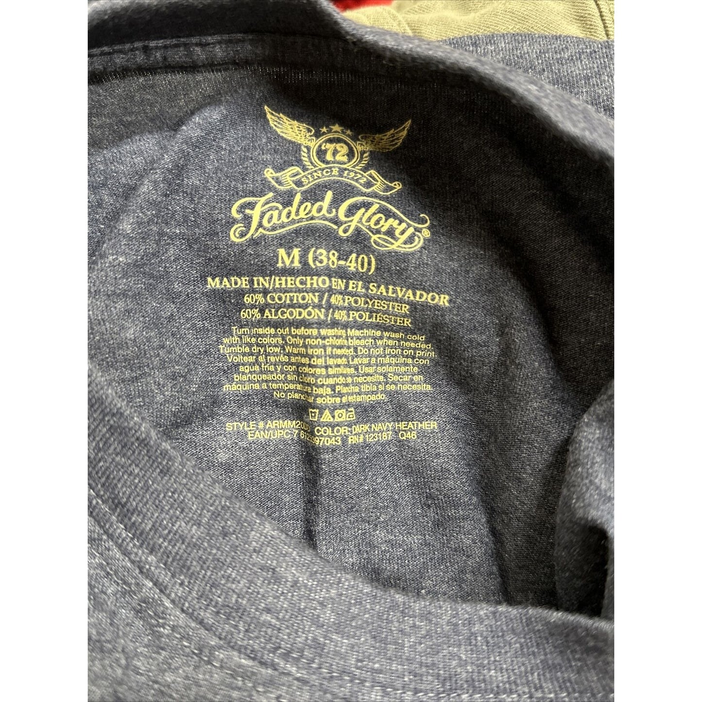 men’s gray faded glory medium muscle shirt freedom bald eagle