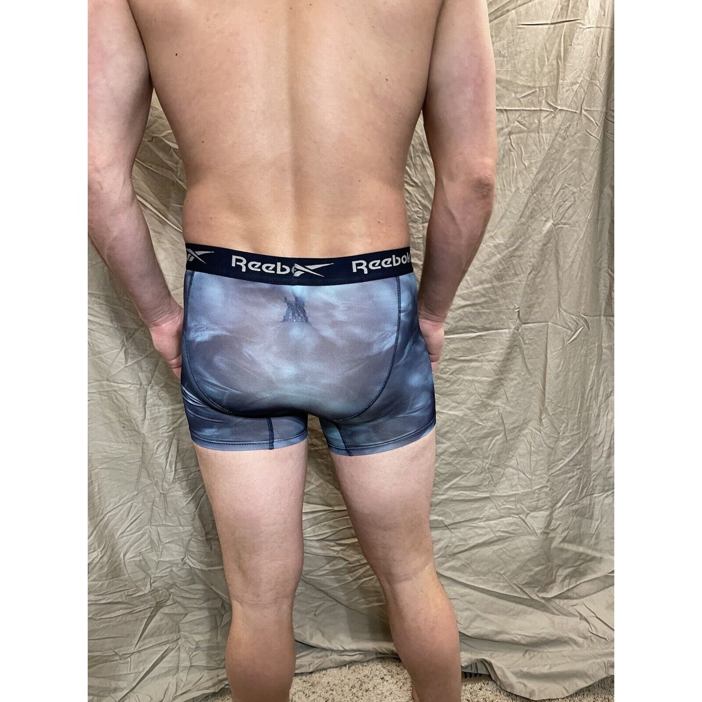 men's reebok small multicolor compression shorts