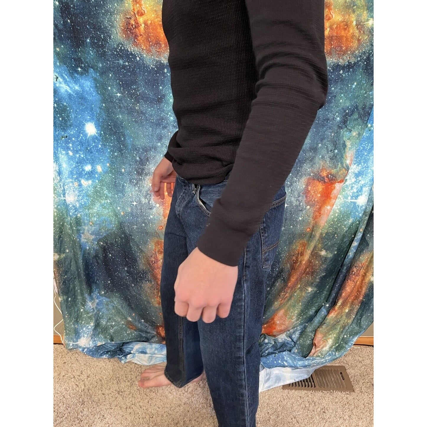 Arizona Jean Co. Men's Original Straight Dark Wash Denim Jeans Size 29x34