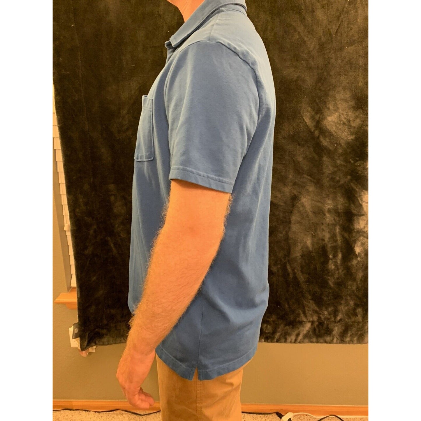 BANANA REPUBLIC Performance MENS POLO XL Blue