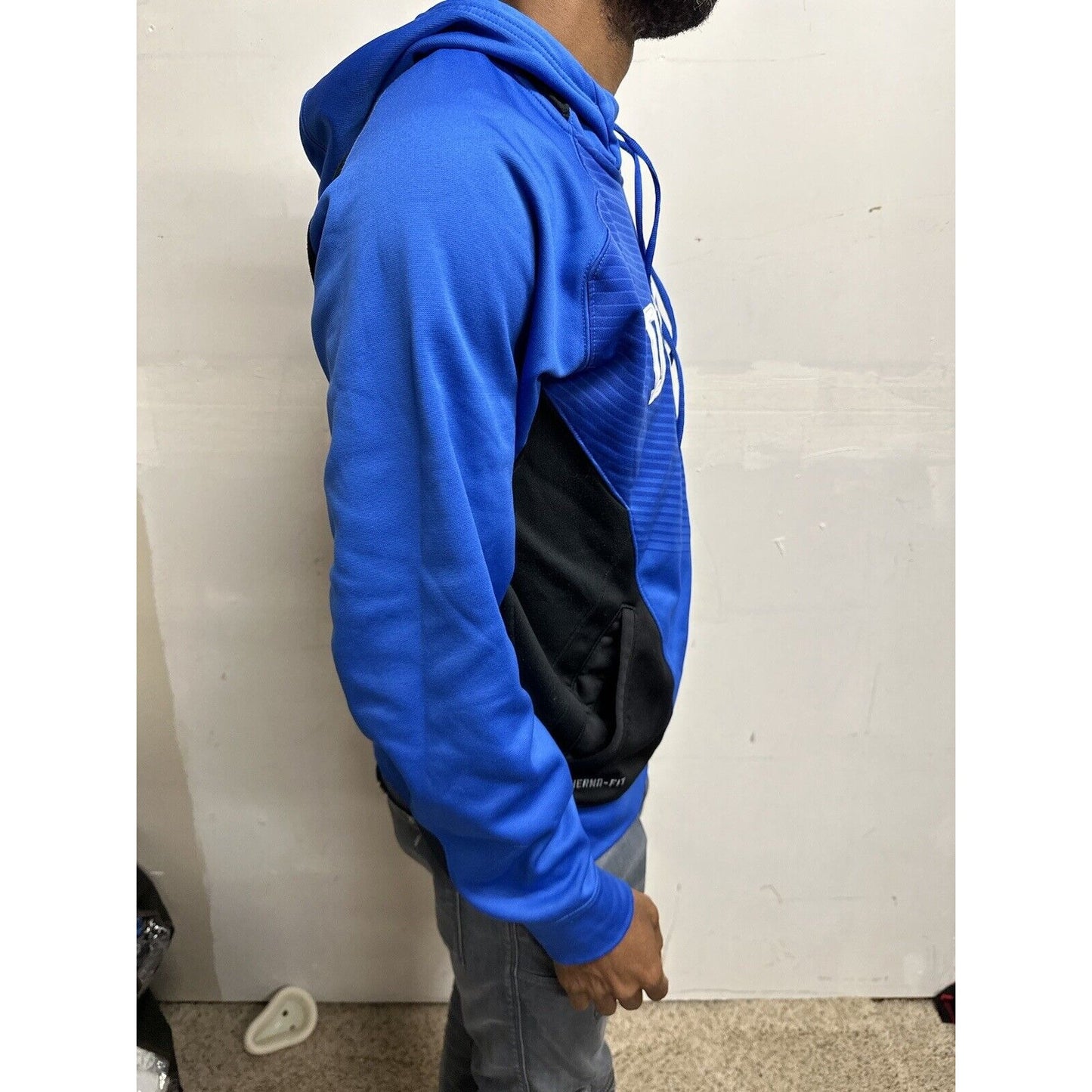 Men’s Blue Medium Nike Therma-fit Hoodie Duke