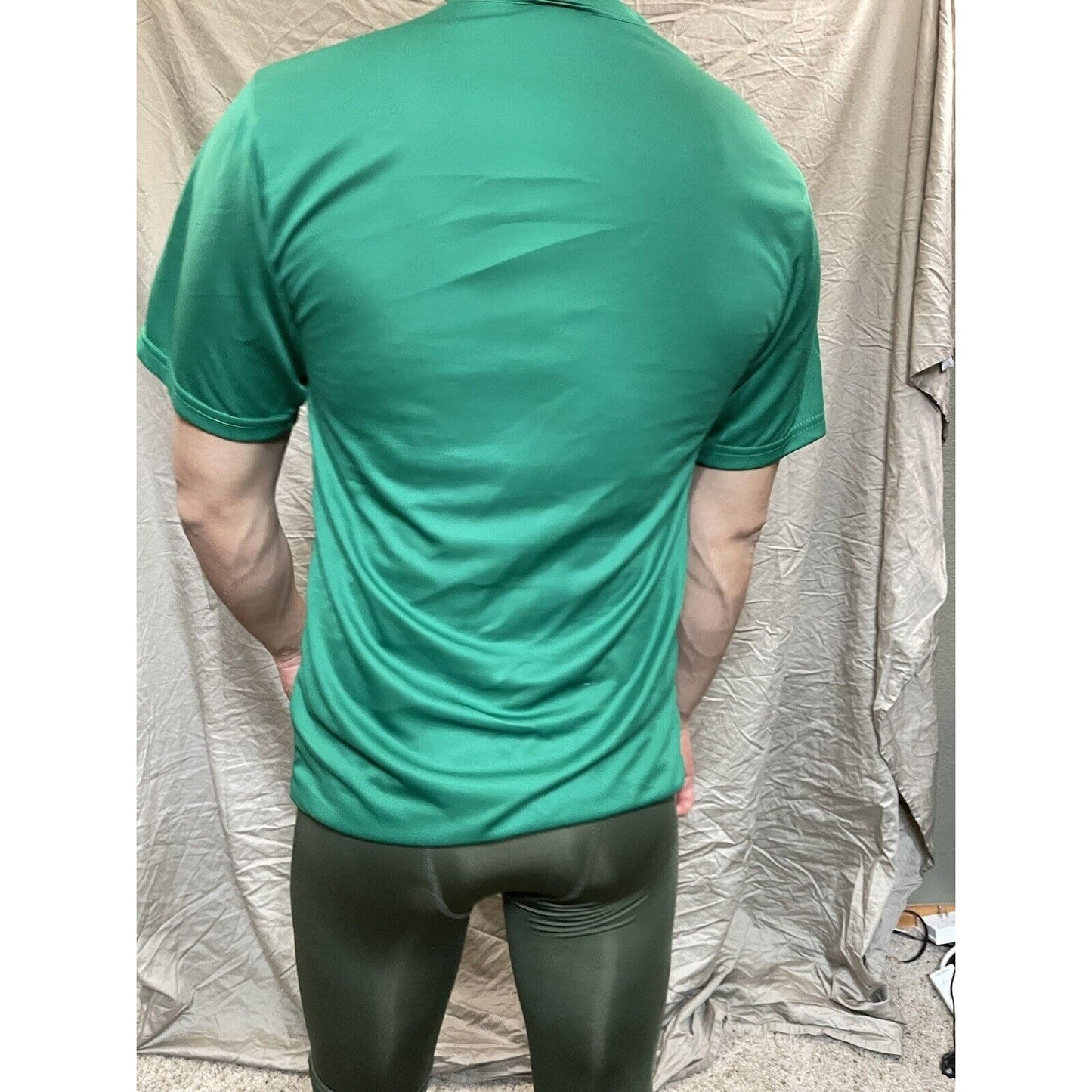 Men's Augusta Sportswear Moisture Management Athletic shirt Green adult Medium