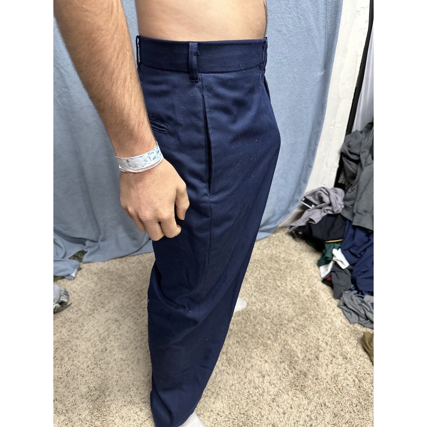 Men’s USAF USSF Trousers Uniform Blues Pants 38L