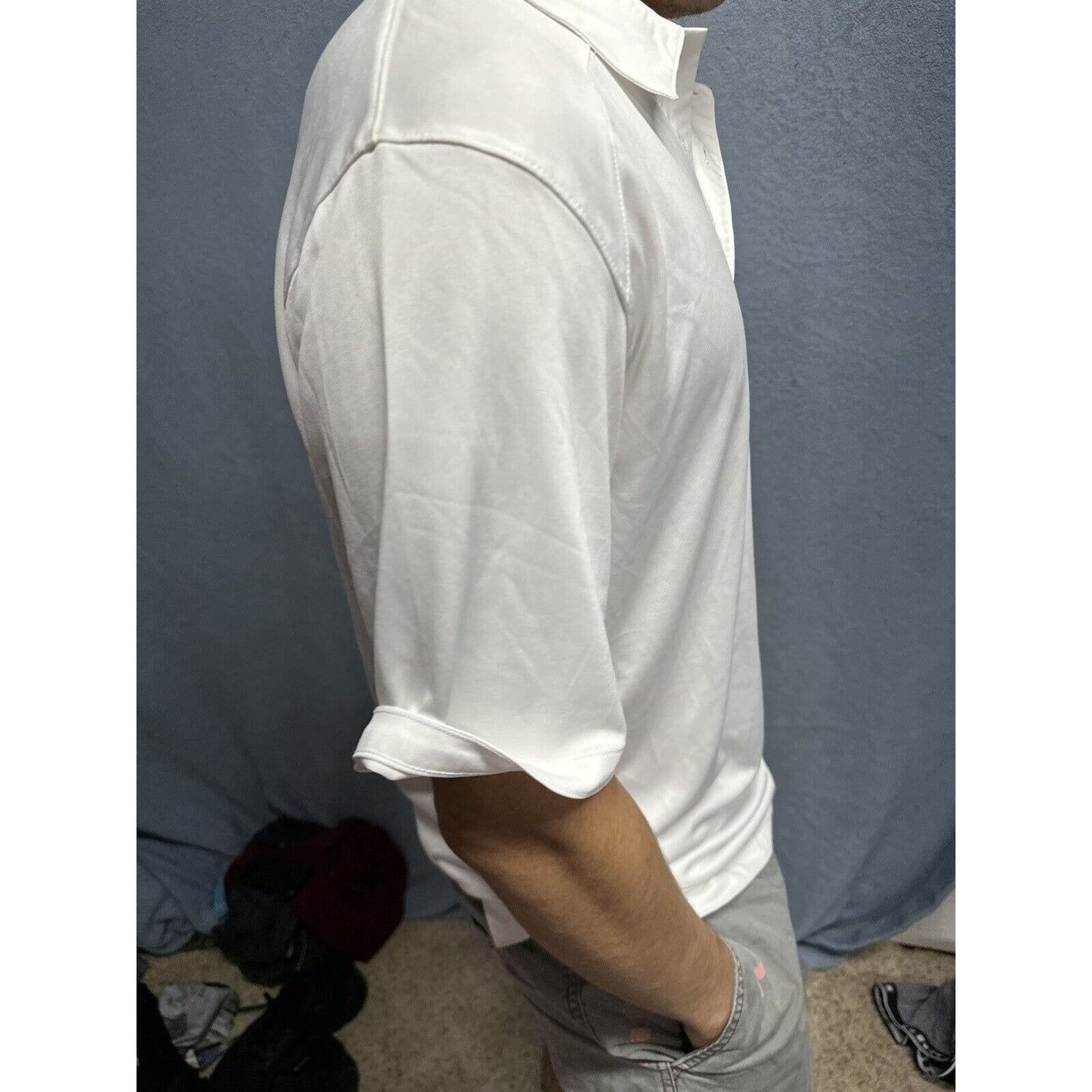 Men’s Small White Air Force Polo Shirt USAFa Air Force Academy