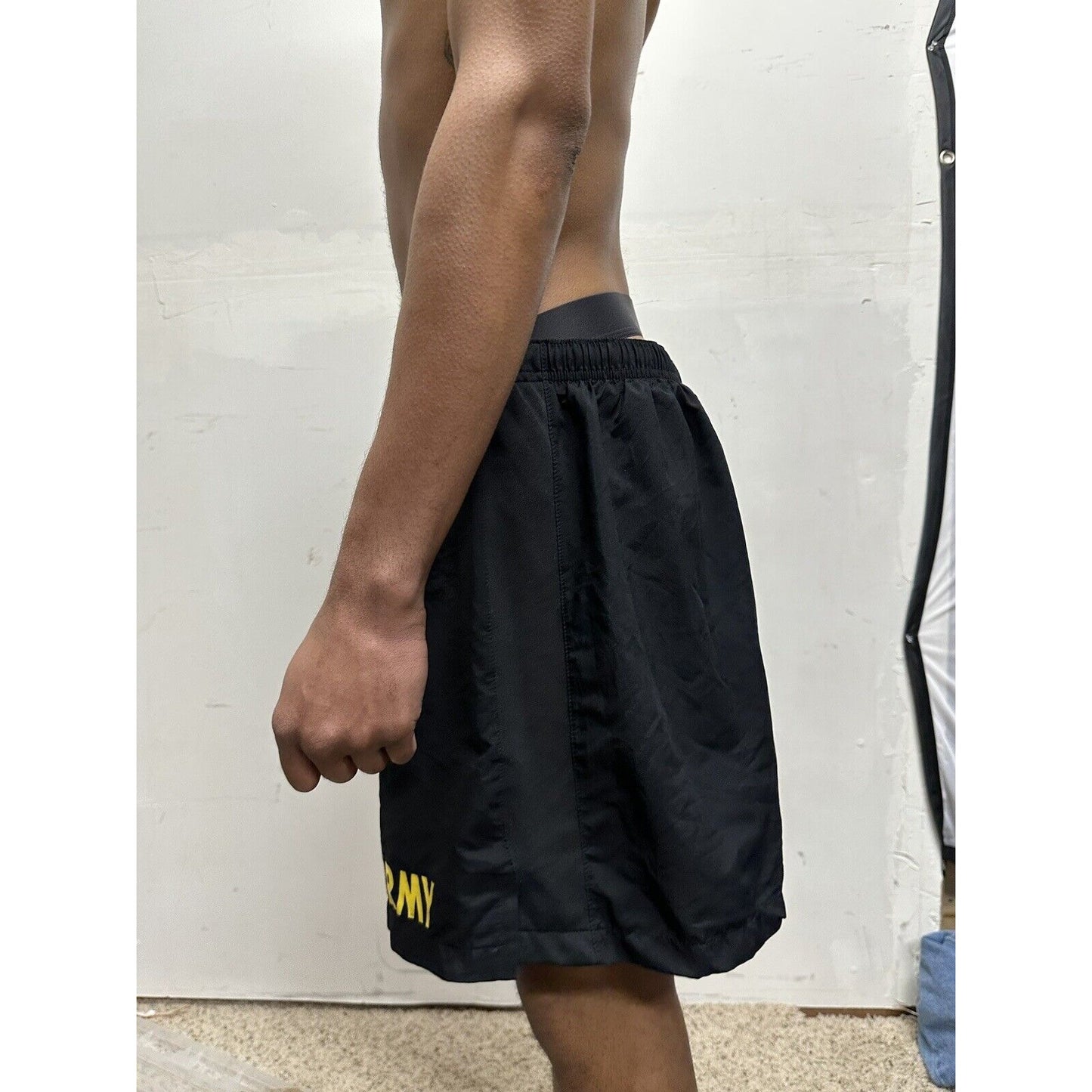 Army black size large physical fitness uniform apfu trunks