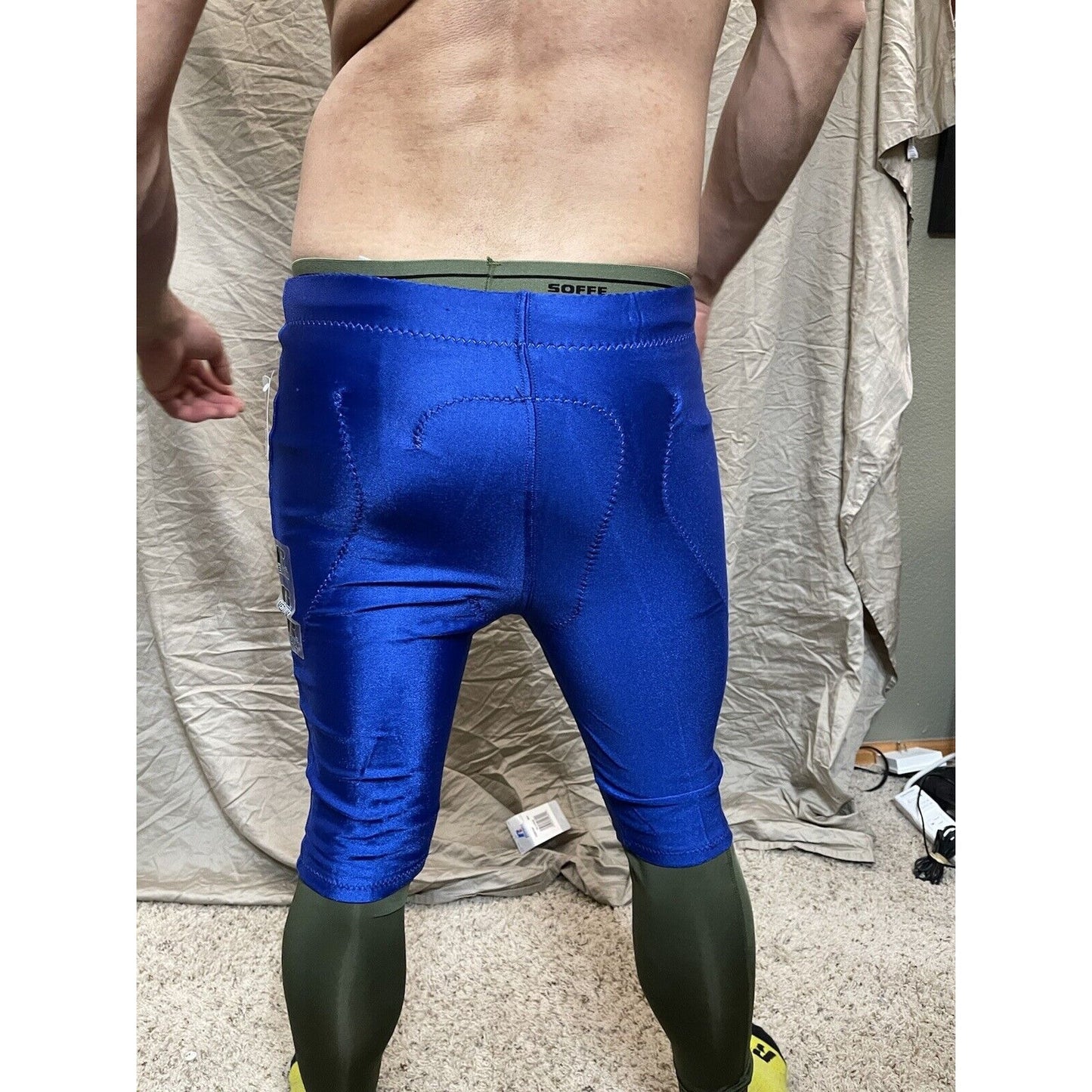 Men's Royal Blue Russell Athletic Football Pants Small