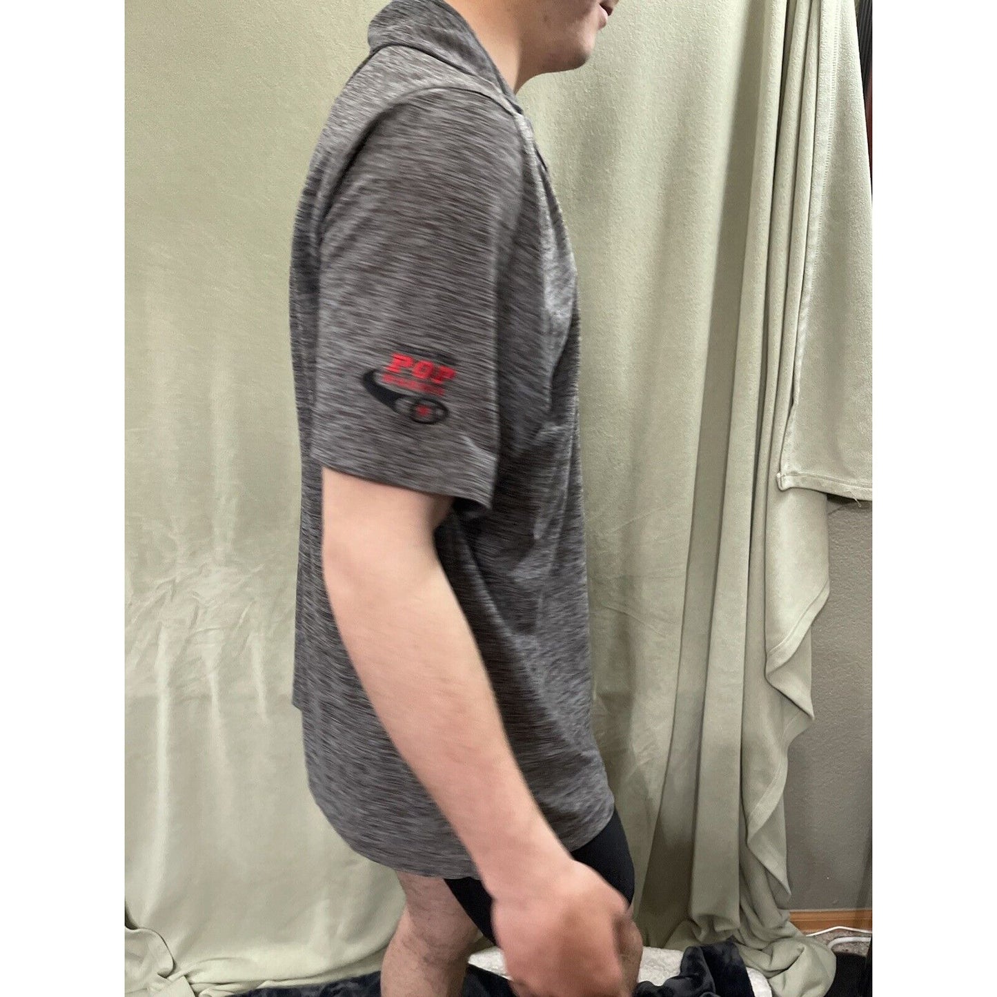 Under Armour Gray Loose Polo Heatgear Large Wardogs Football