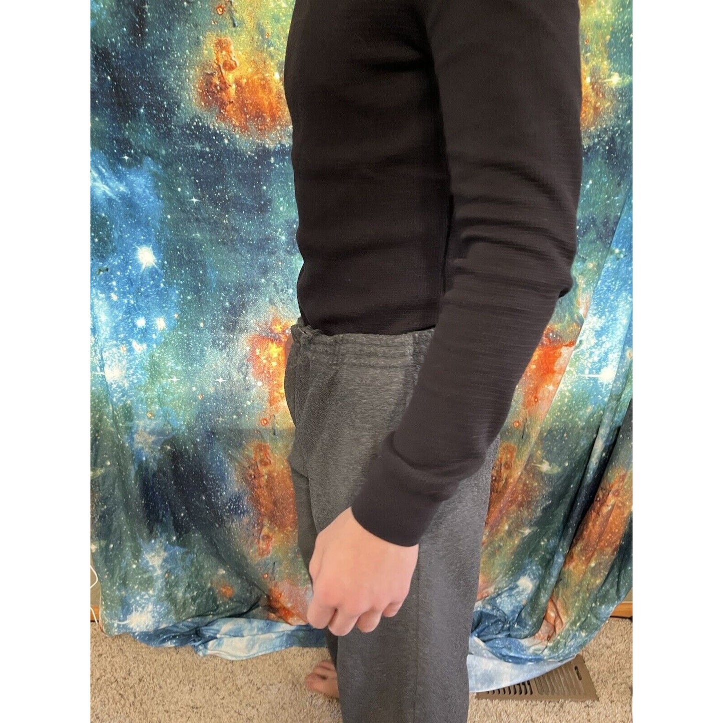 Men’s Fila Large Gray Sweat Pants With Pockets