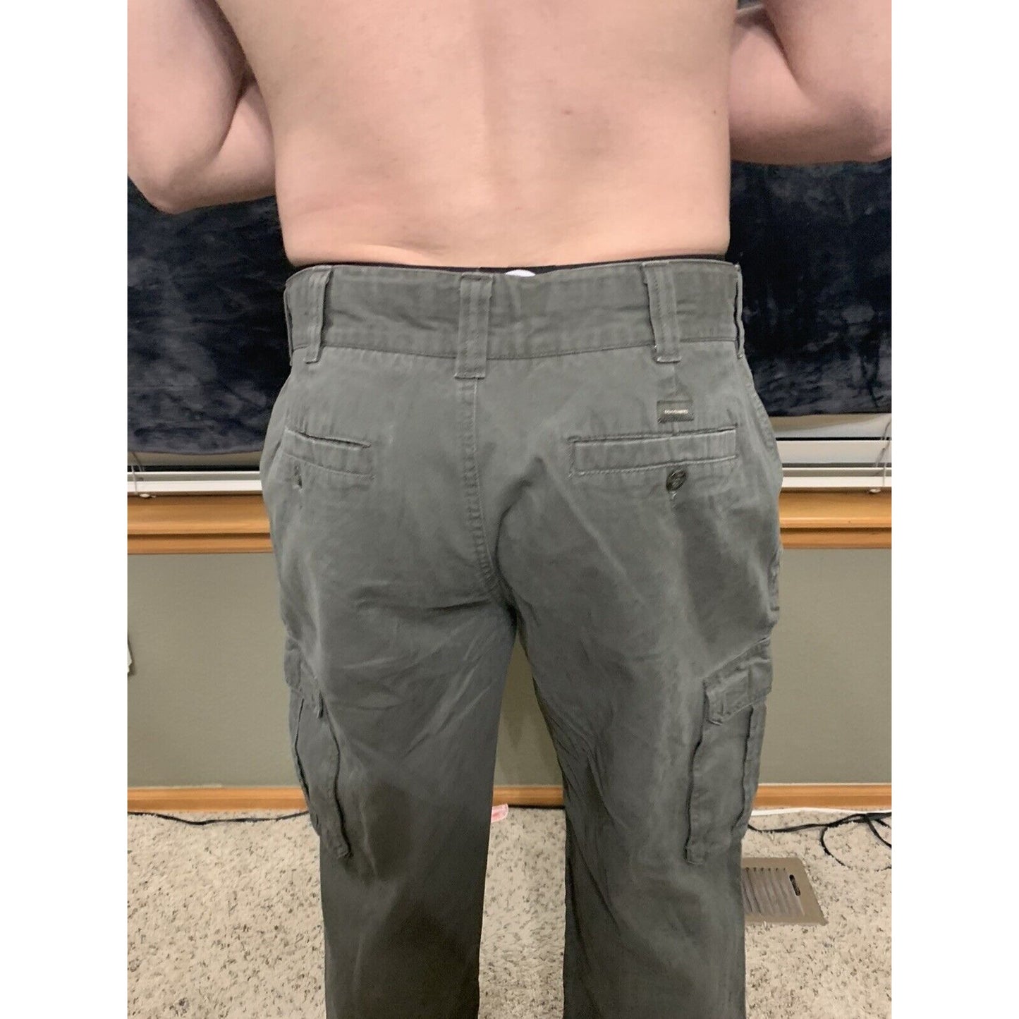 Denver Hayes Gray Cargo Pants 36 X 32