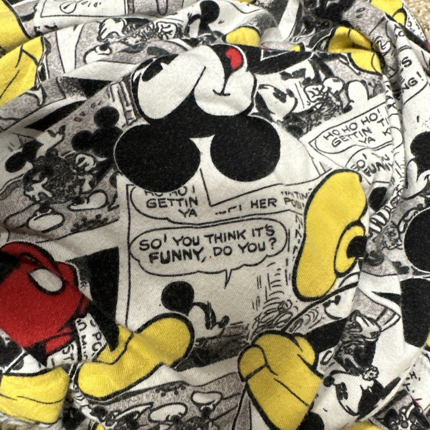 Boys Disney Large 12-14 Mickey Mouse Sleepwear Pajama Bottoms No Pockets