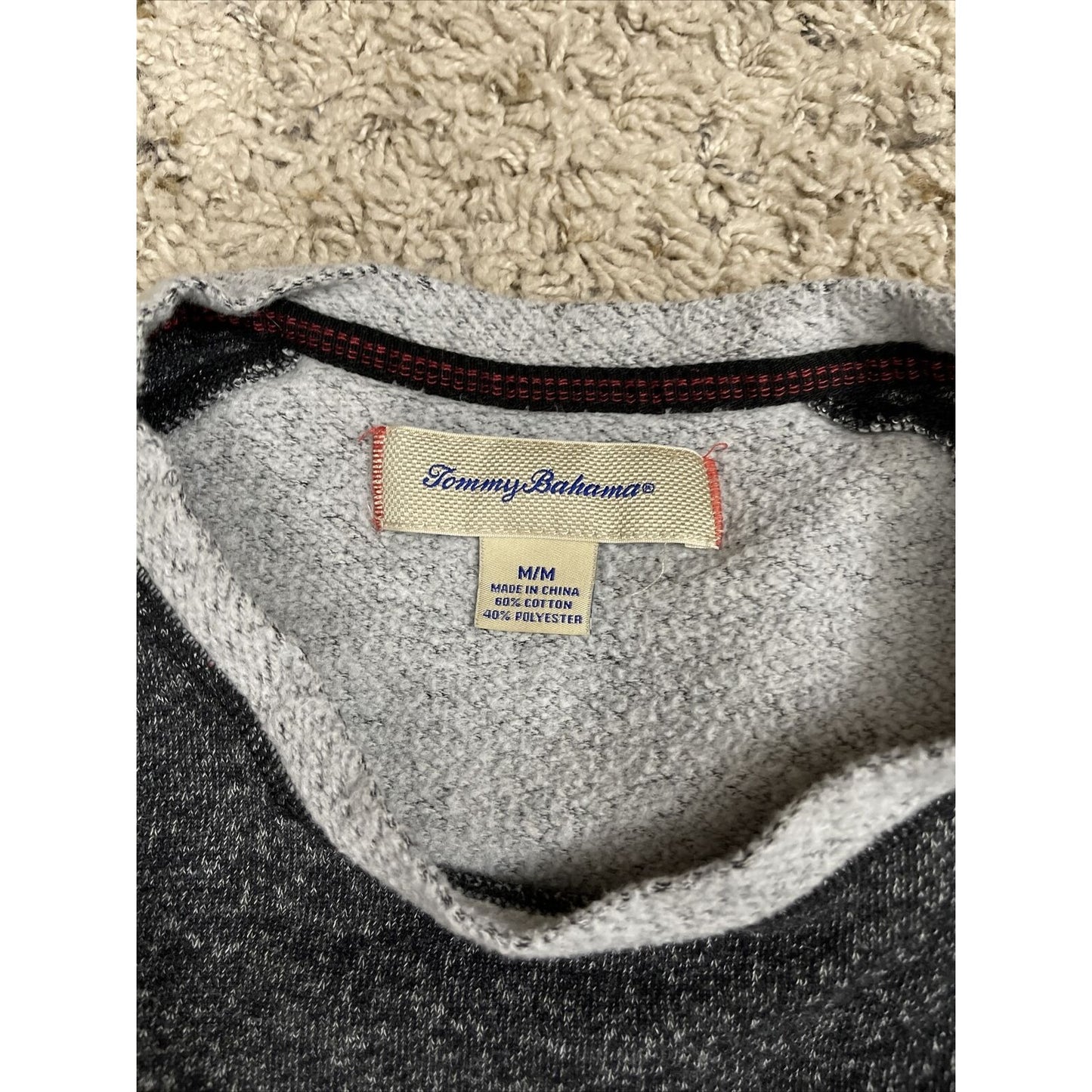 Tommy Bahama Crewneck Soft Cotton Fleece Pullover Men's Medium