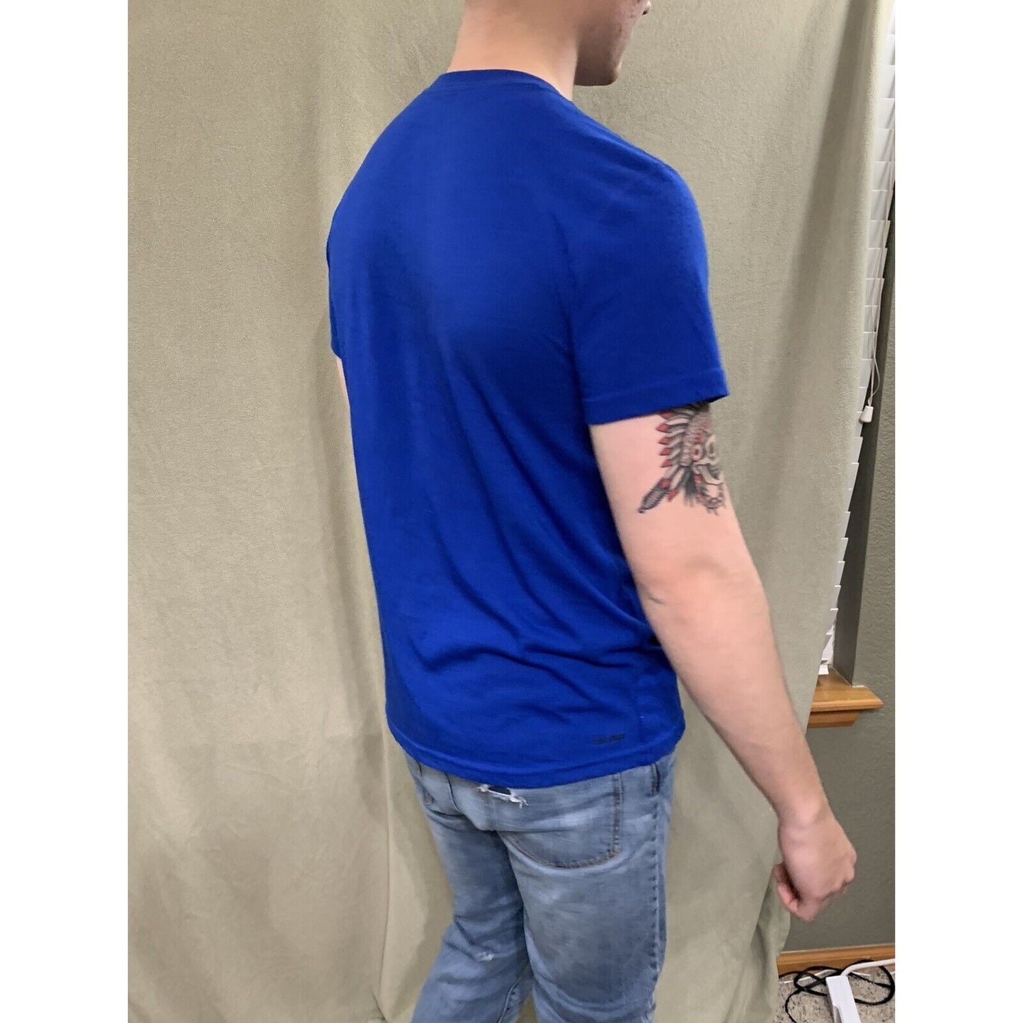 ADIDAS MEN'S ULTIMATE TEE SIZE M SHIRT BLUE