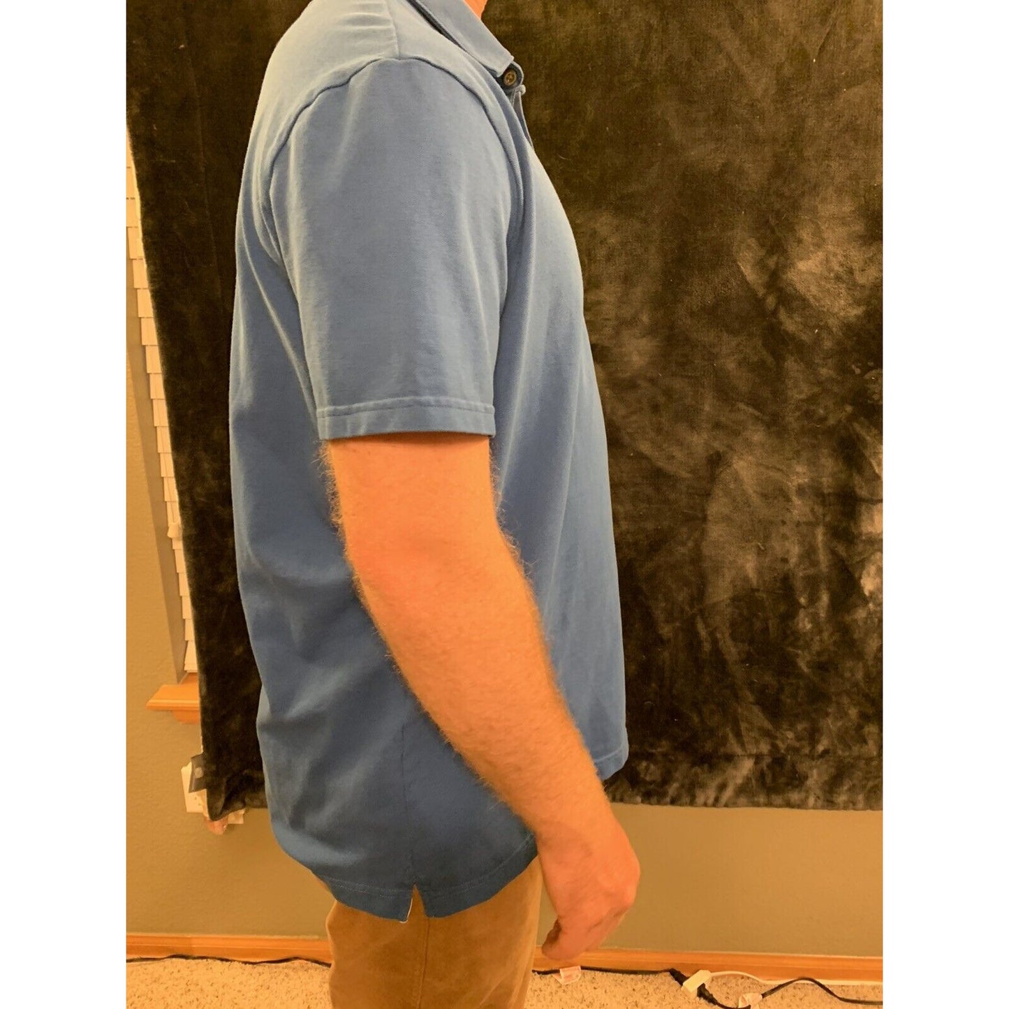BANANA REPUBLIC Performance MENS POLO XL Blue