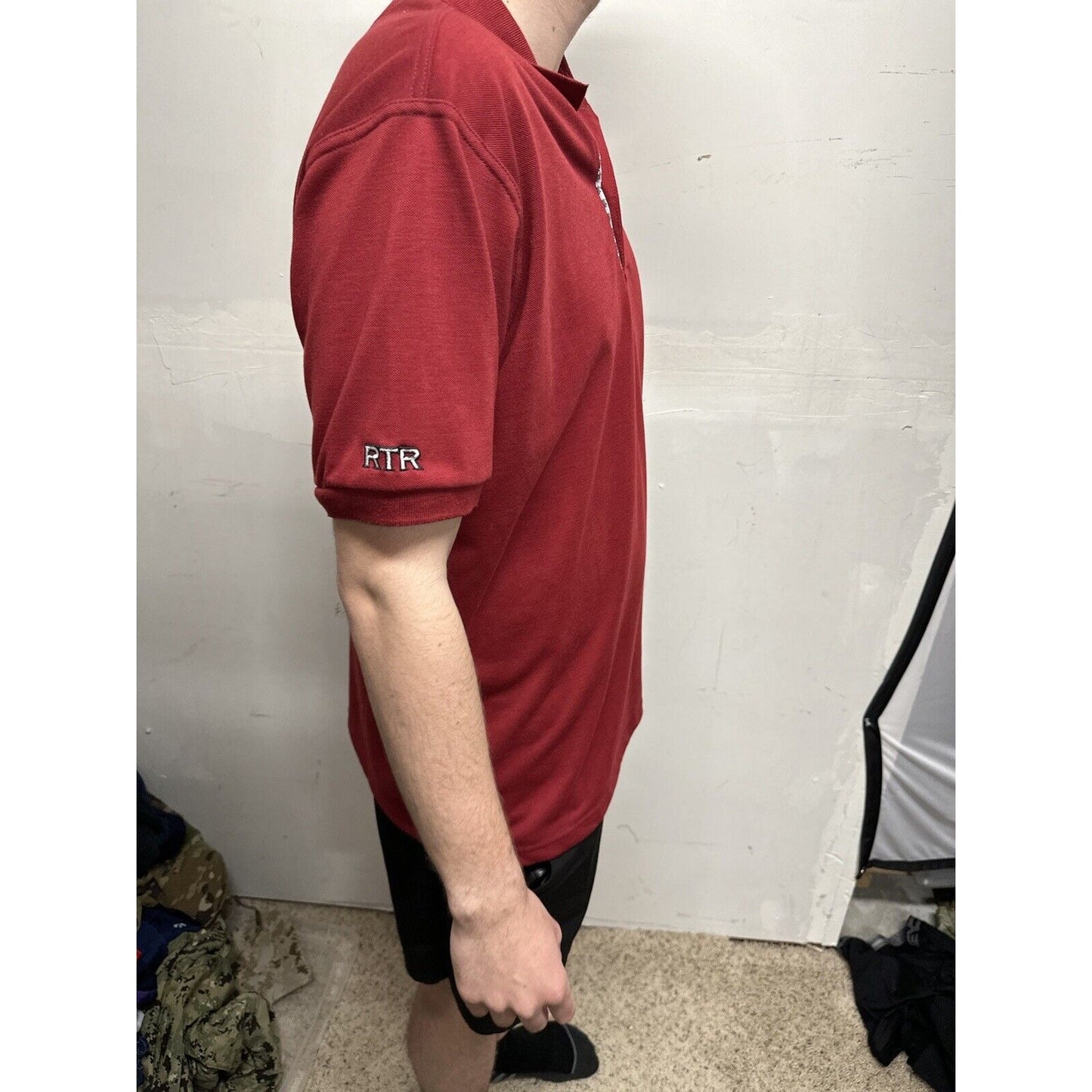 Men’s Medium Alabama Wakefield Built By BAMA CRIMSON tide Polo Shirt