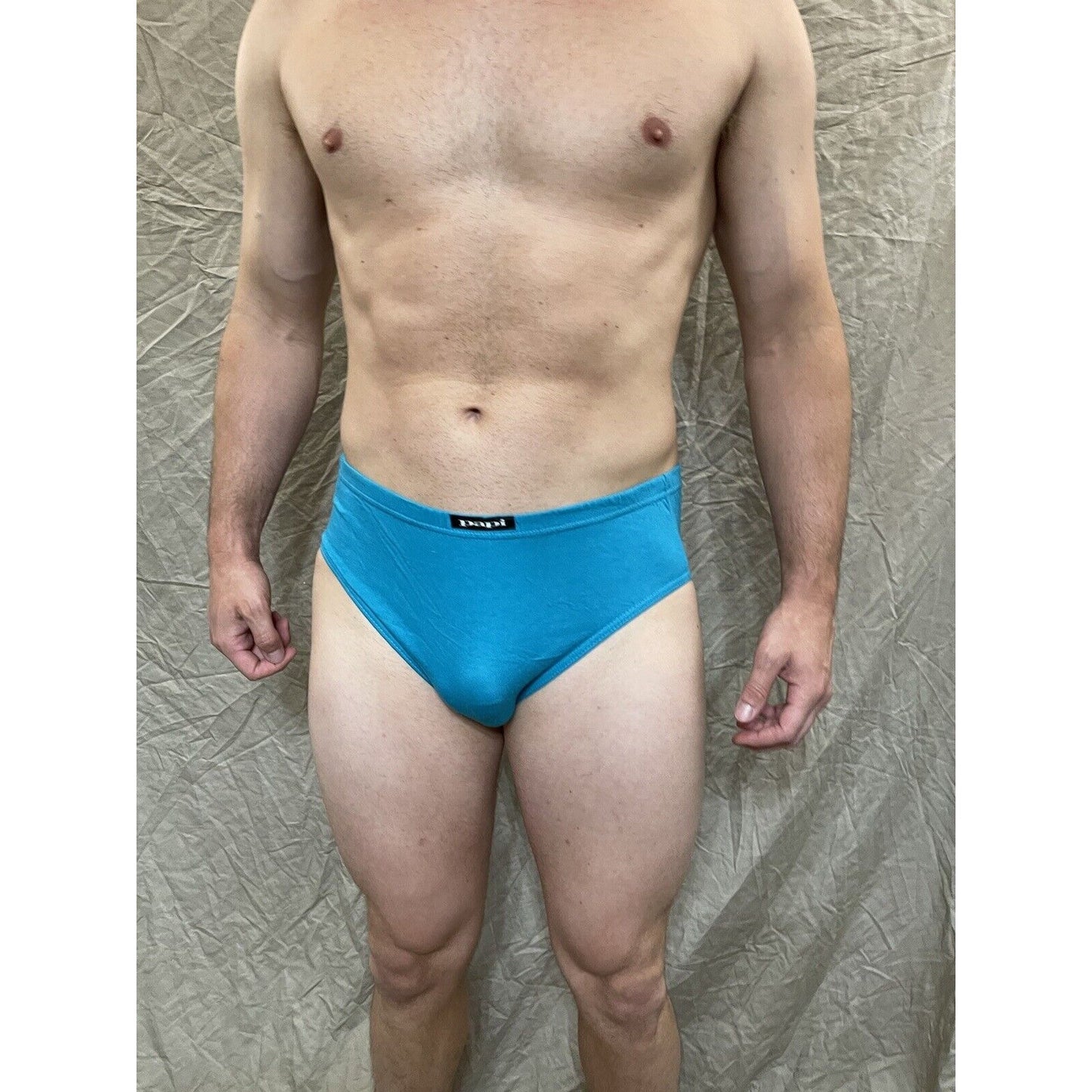 men's papi Aqua Green Large brief cotton