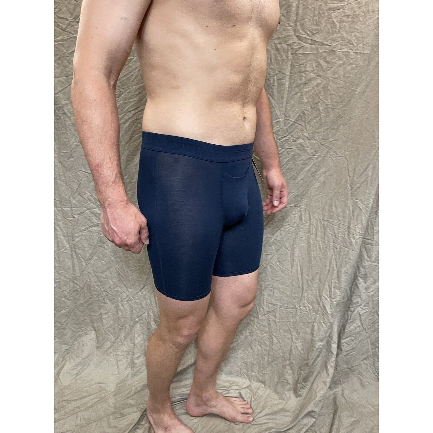 men's Dress Blue tommy john cotton basics boxer brief small