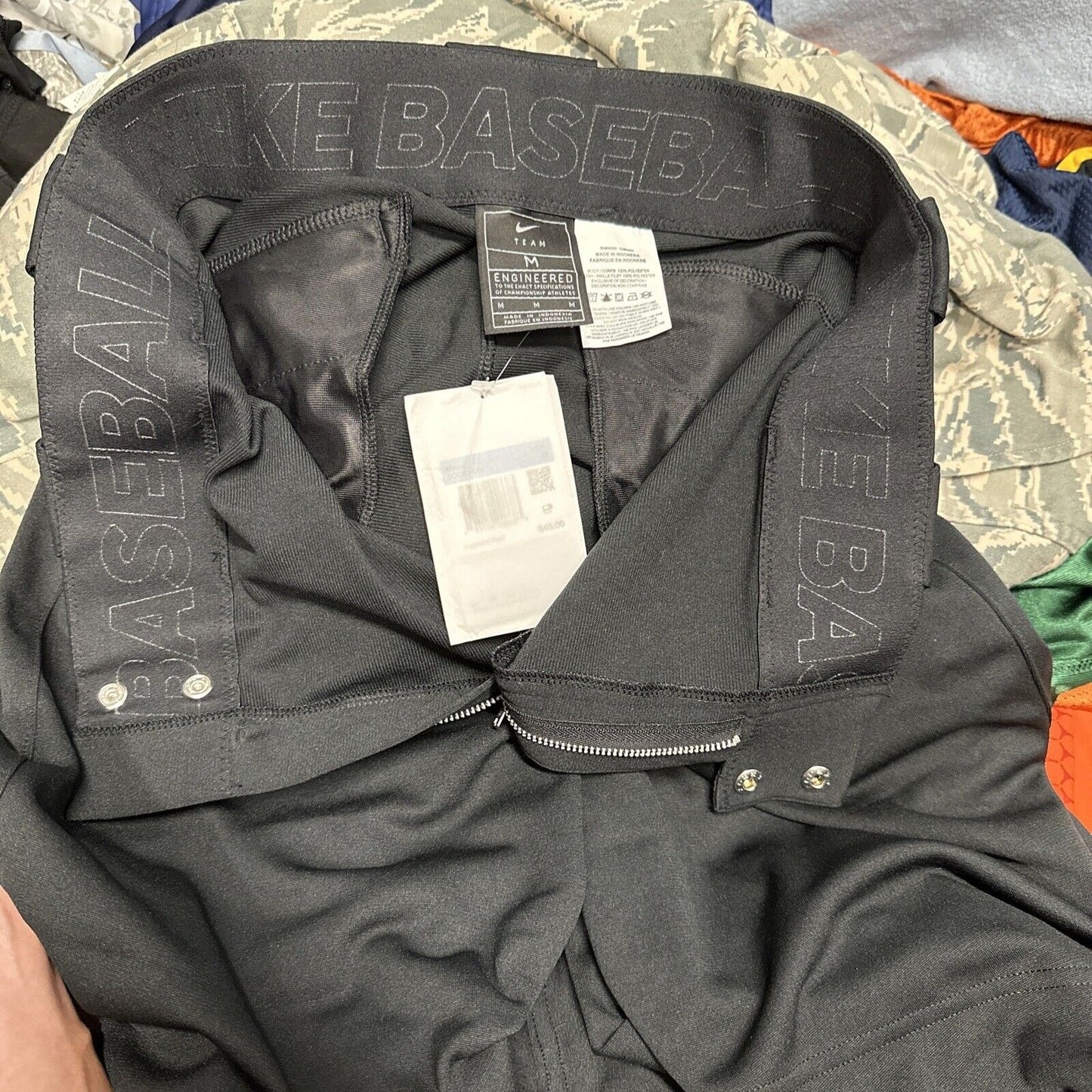 Men’s Black Team Nike Medium Baseball Pants