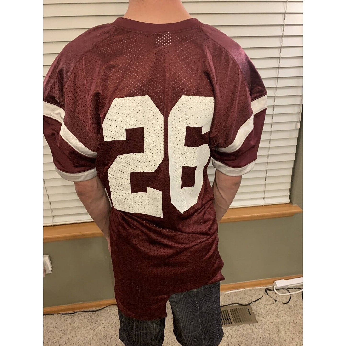 Nike Eagles Maroon Football Game Jersey Medium