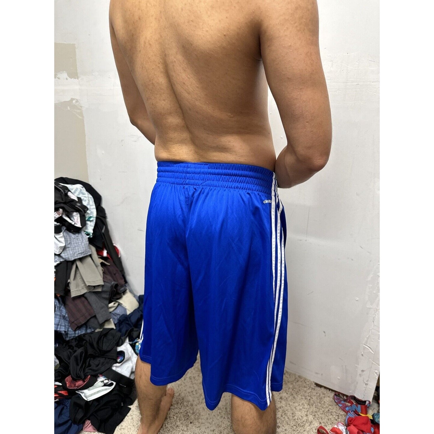 Men’s Blue Adidas Medium United States Coast Guard Academy Athletic Shorts