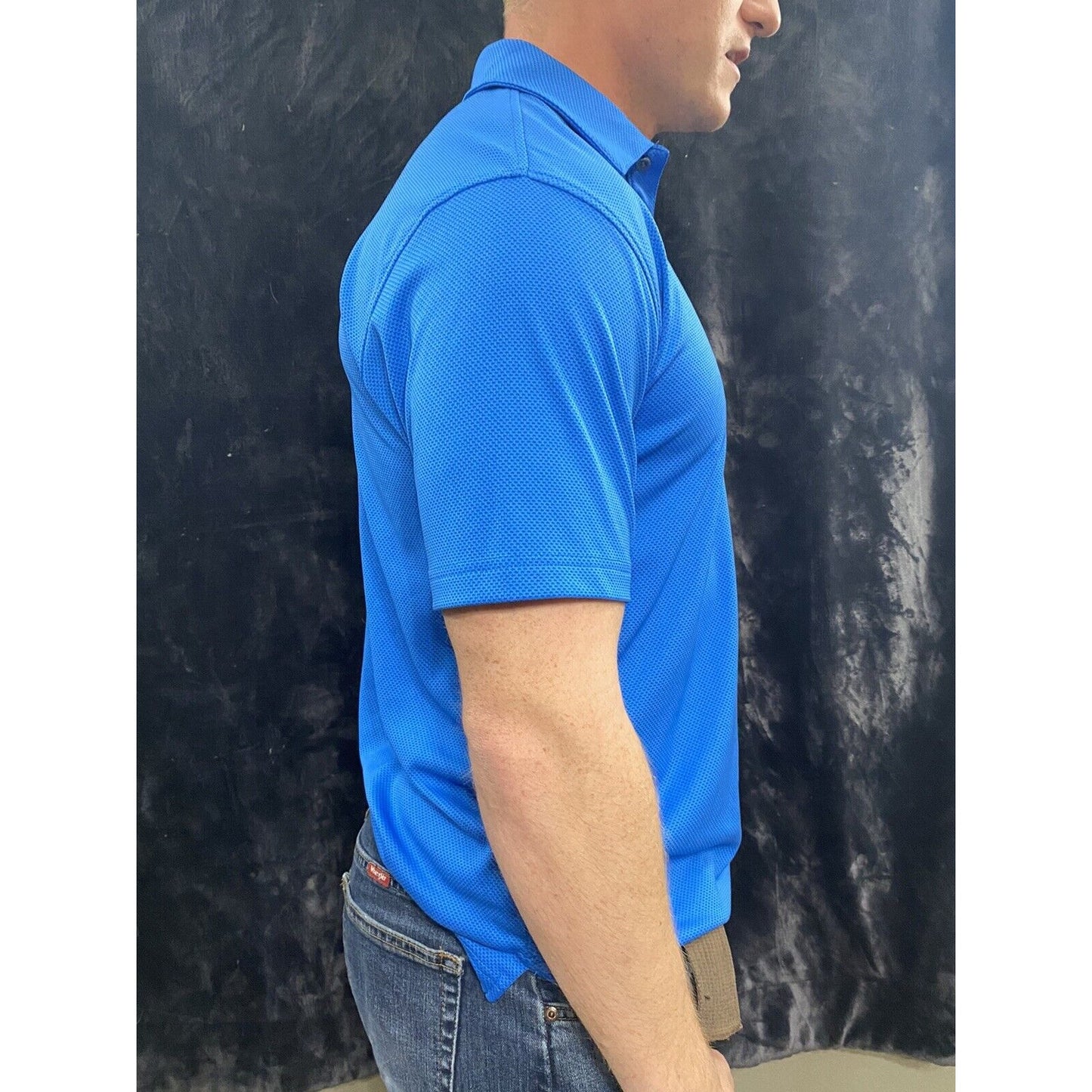 Bolle Men's Medium French Blue Polo Shirt