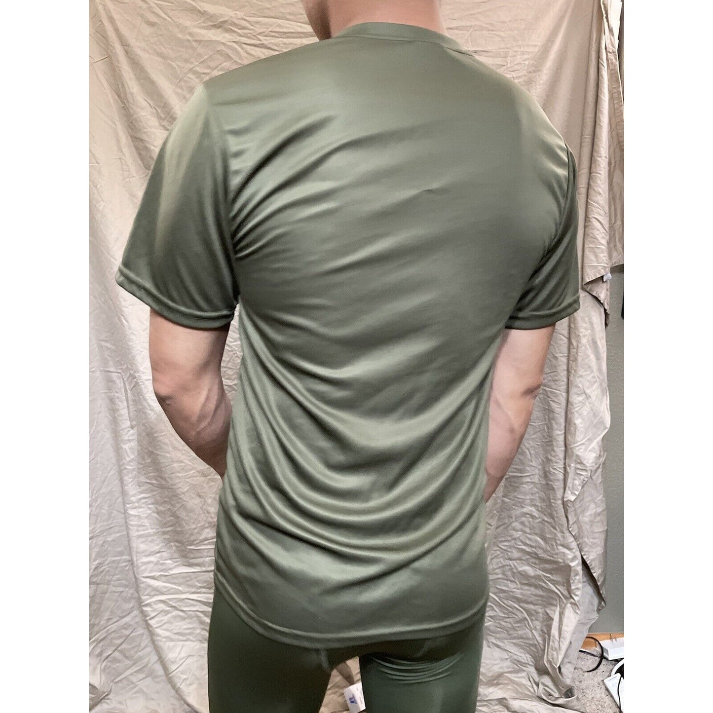 Men's Augusta Sportswear Moisture Management Athletic shirt Olive Green Small