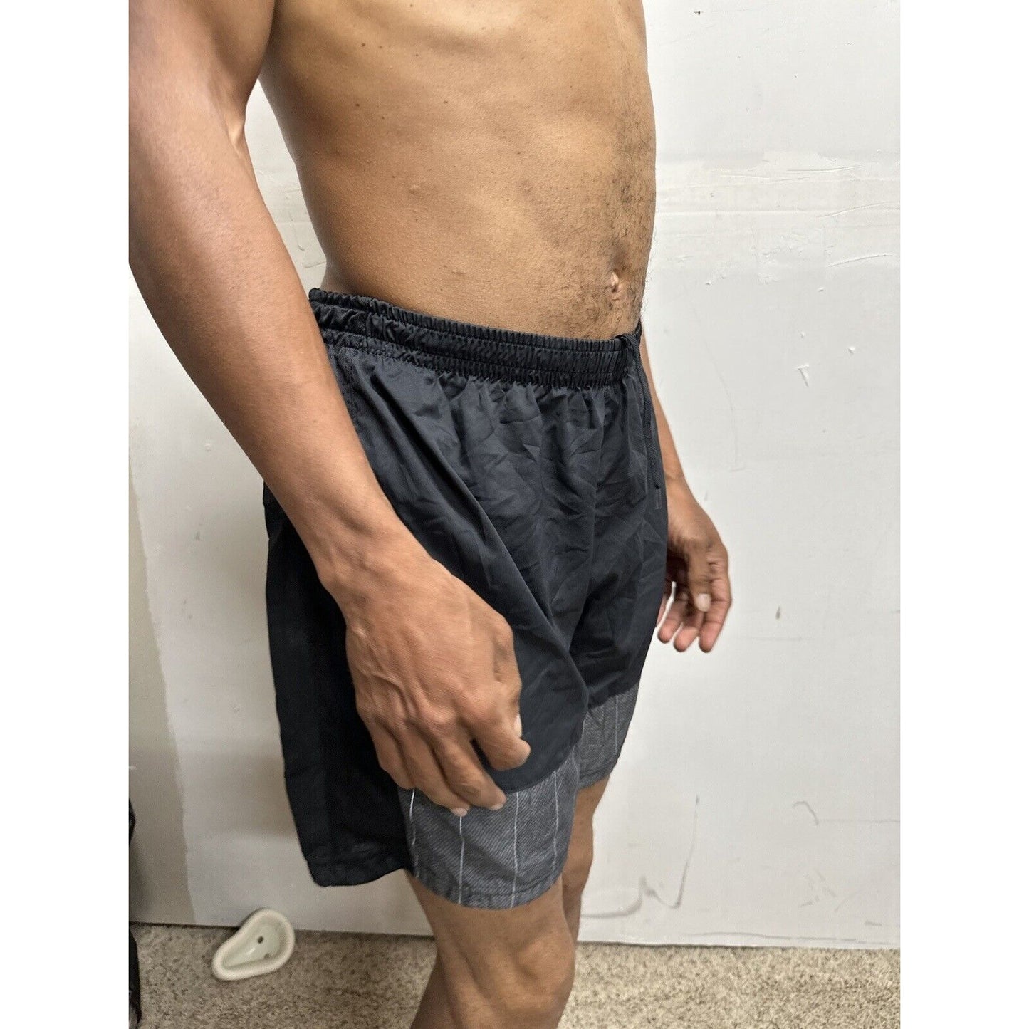 Men’s Black Adidas Supernova Athletic Shorts Fits Like Medium
