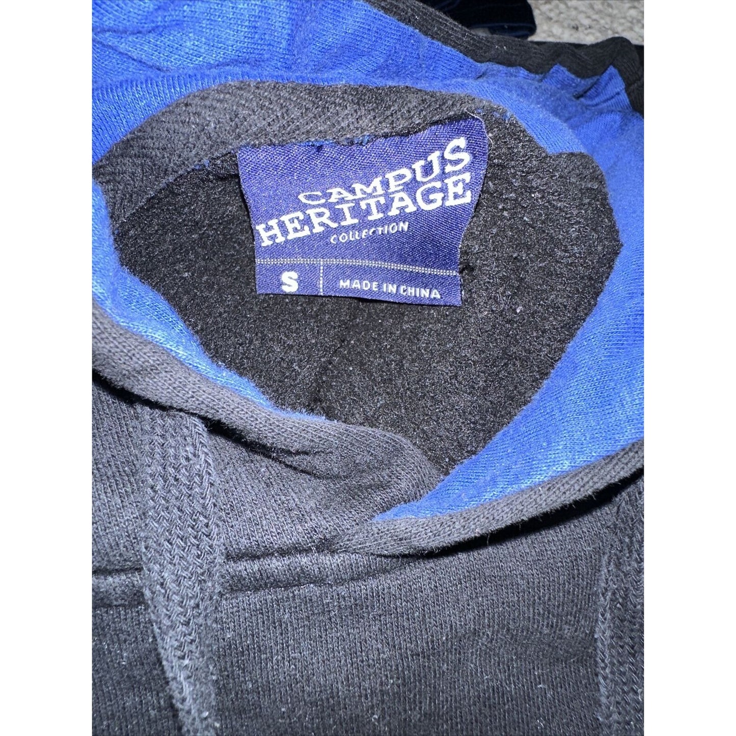 Men’s Campus Heritage Small USAFA Air Force Academy Black Hoodie