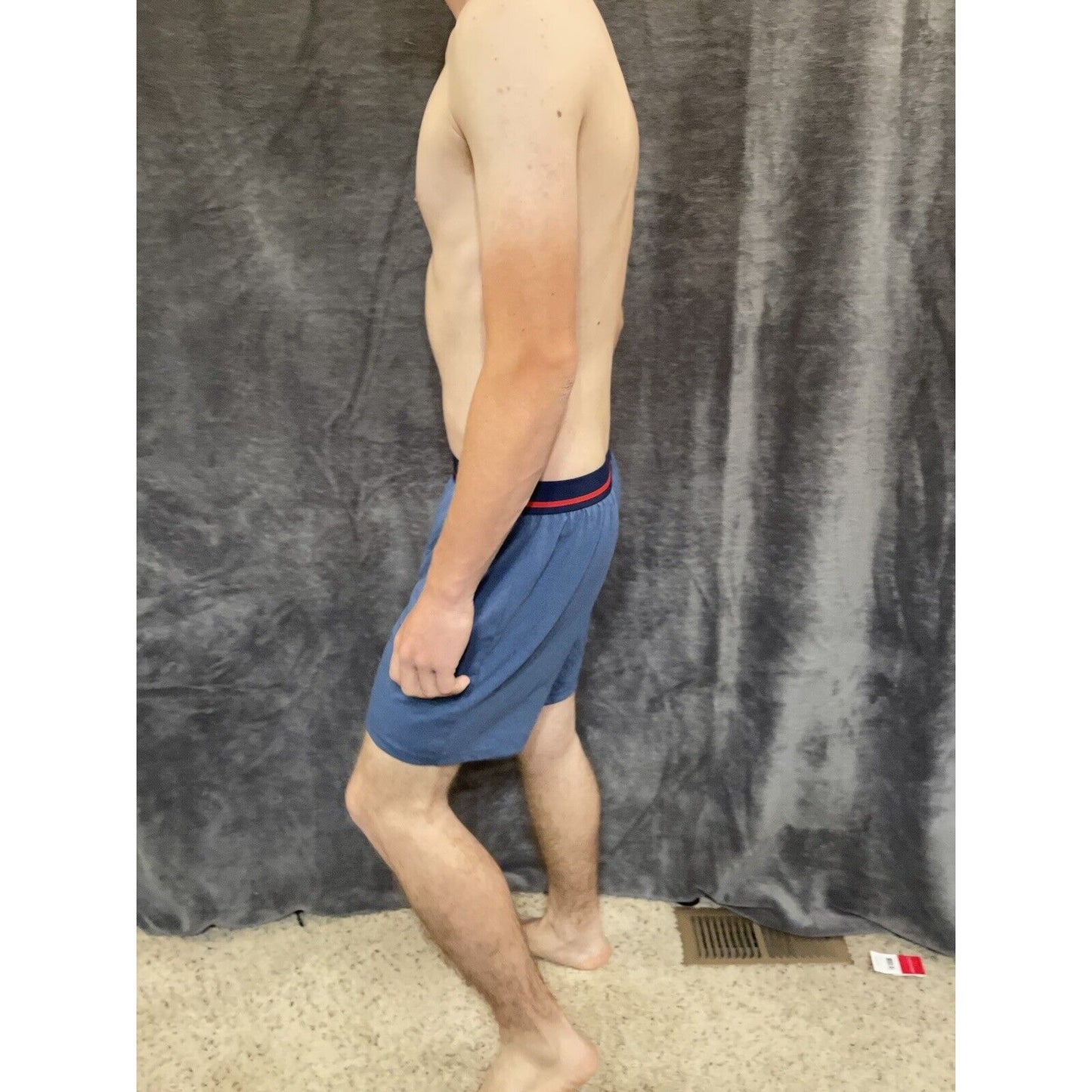 men's buffalo david bitton blue cotton spandex boxer shorts