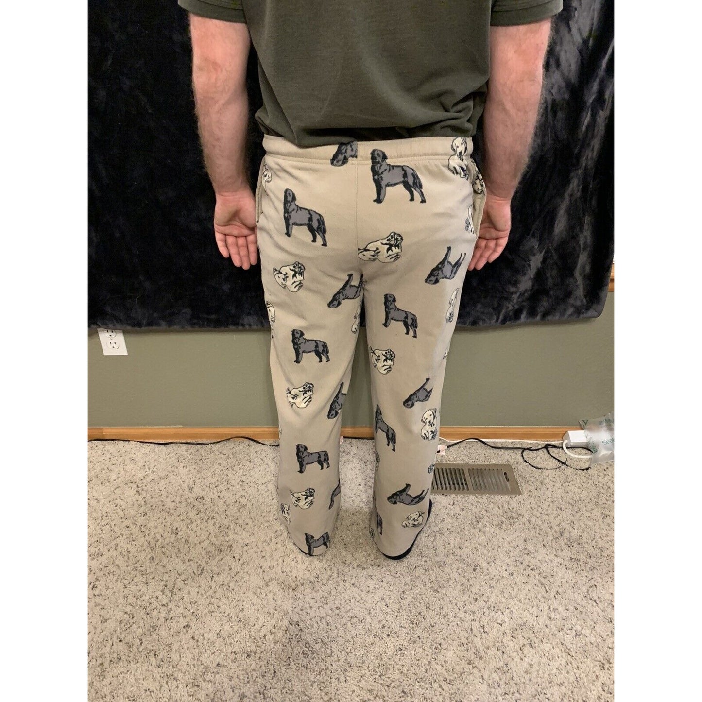 Croft & Barrow 🐕 Men’s Fleece “Dogs” PJ/ Lounge Pants M