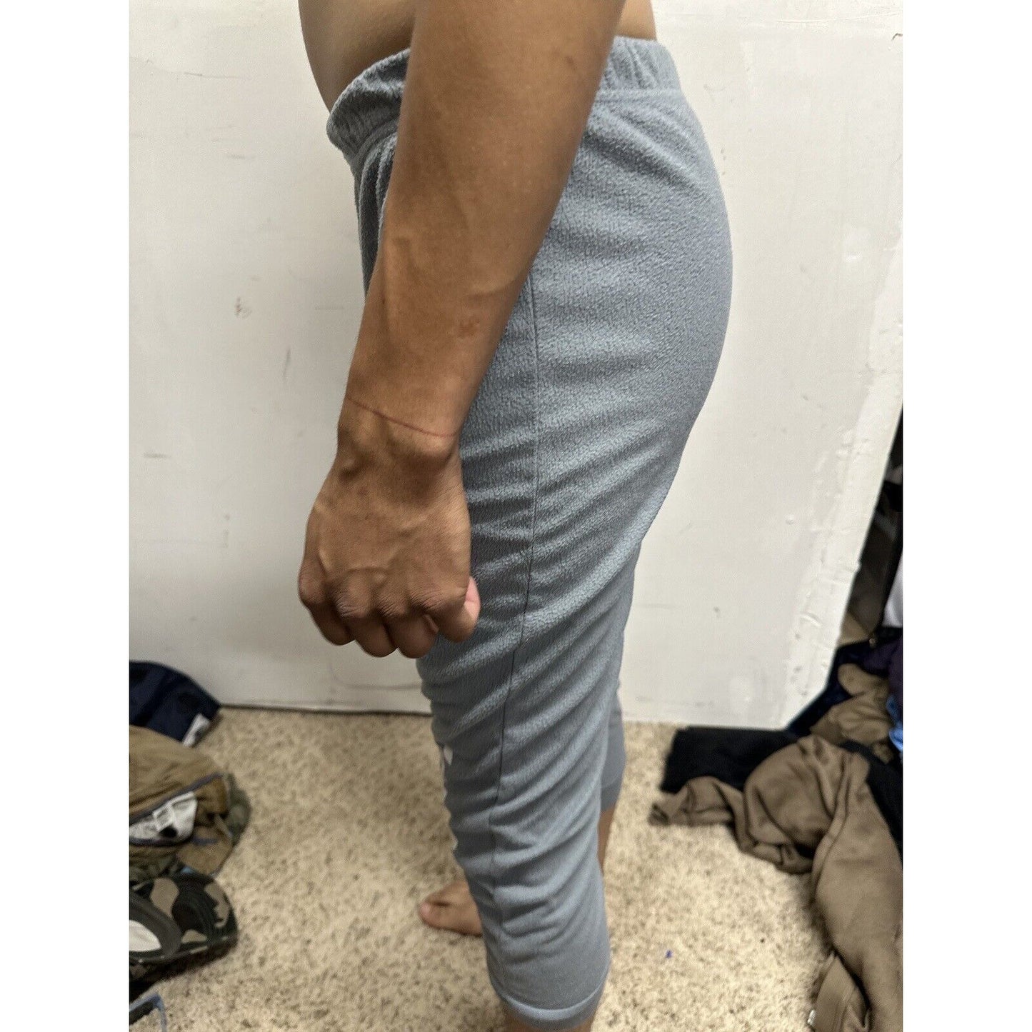 Boy’s 10-12 Fortnite Gray Sweat Pants Pajama Bottoms No Pockets