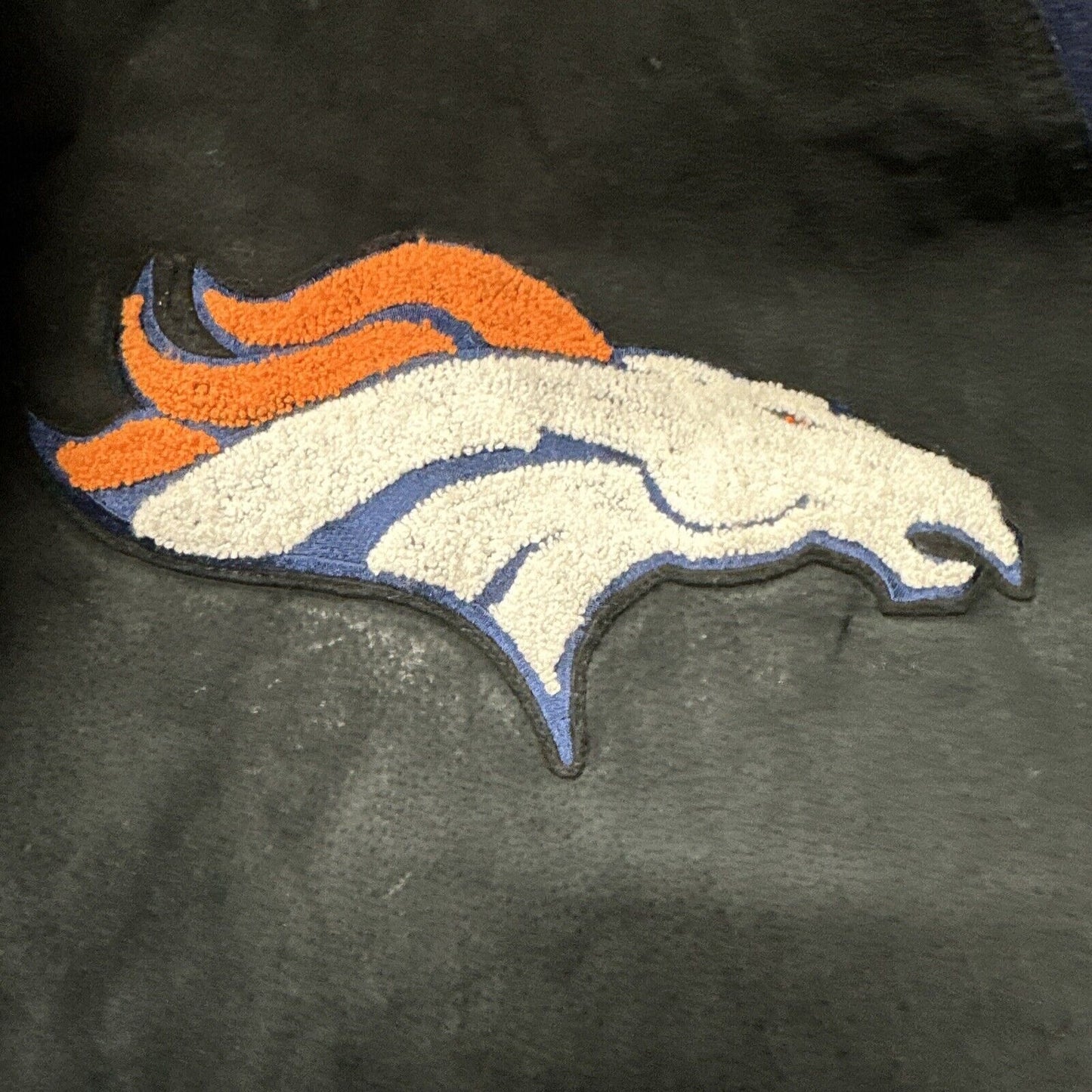 Vintage Team NFL Logo athletics Large Denver Broncos Leather Jacket
