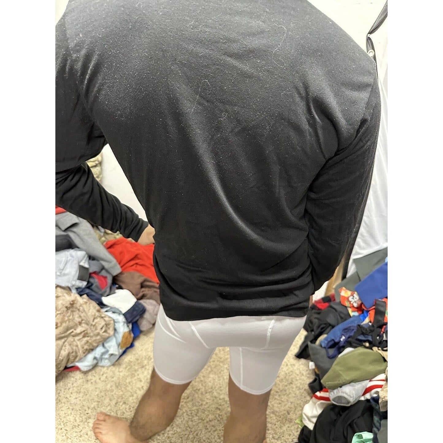 Men’s Army Pt Shirt Long Sleeve Uniform Black Multiple Sizes Long Sleeve