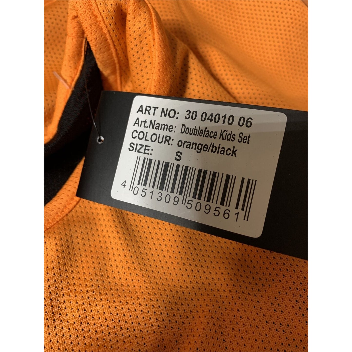 Spalding Black / Orange Basketball Top Mesh Tank Reversible