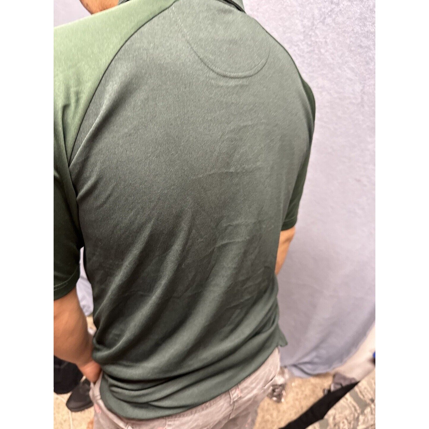 Men’s Champion Small Polo Colorado State University Rams Shirt Green