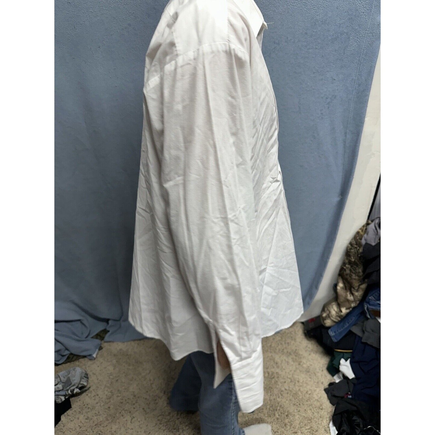 Air Force White Mess Dress Aetna Shirt 17 / 35 Long Sleeve Uniform