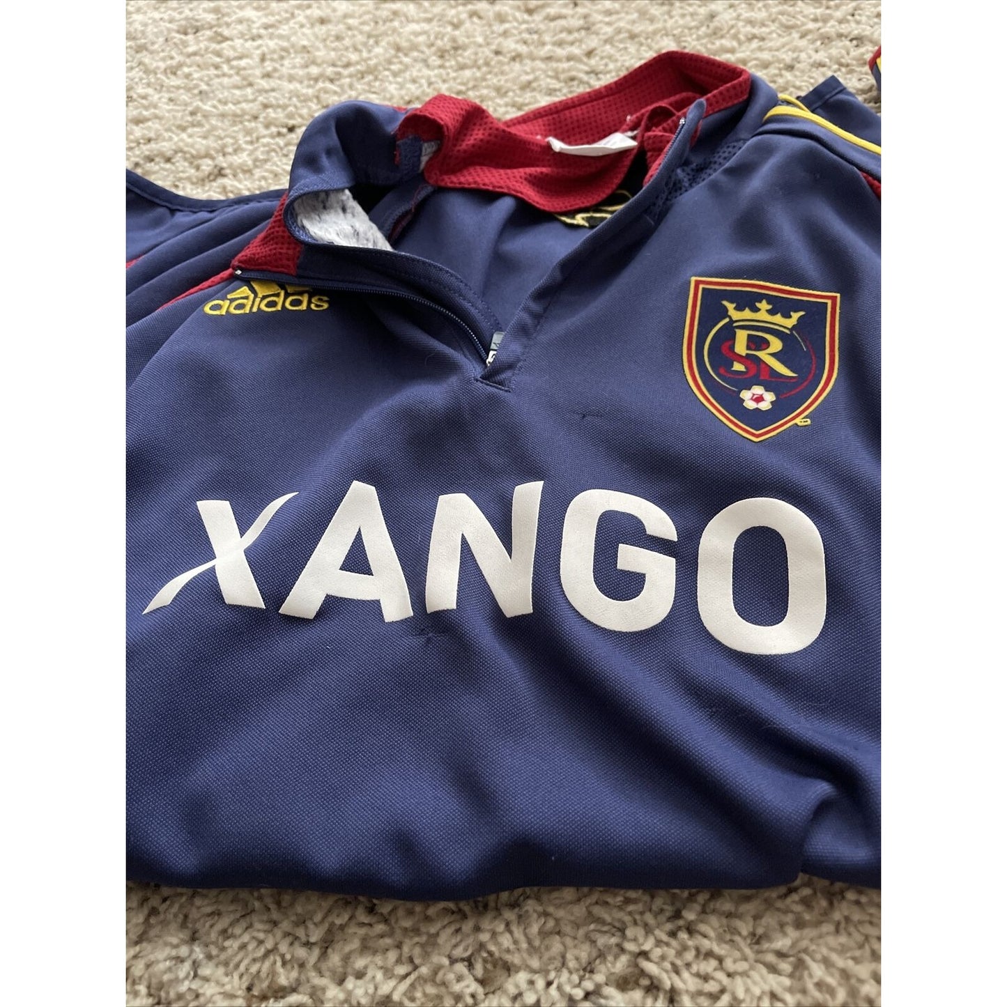 Men’s Adidas Large Xango 1/4 zip jacket