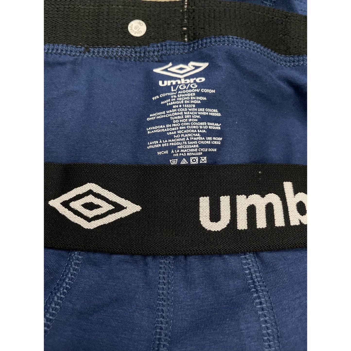 Umbro Men’s Large Royal Blue Compression Shorts
