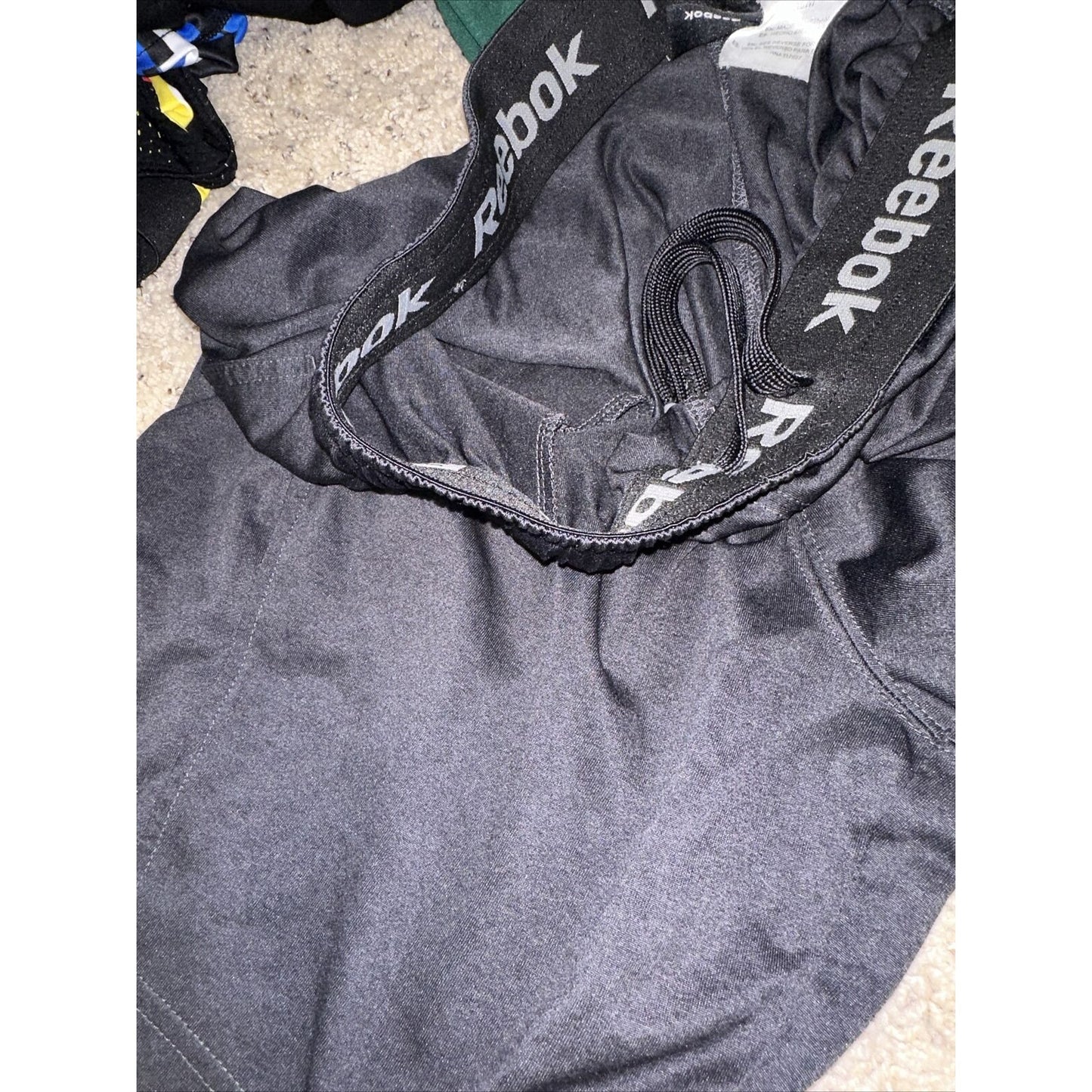 Men’s Black Medium Reebok Shorts With Pockets