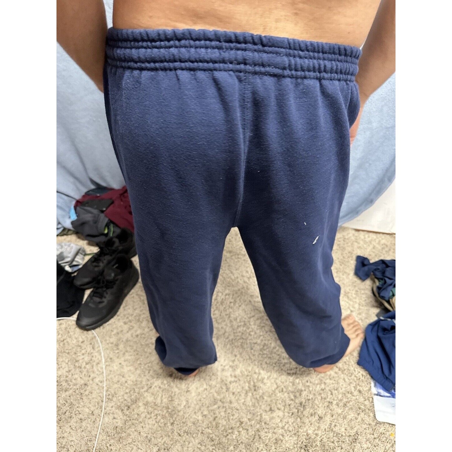 Men’s Navy Blue Medium Authentic US Navy Uniform Pt Sweat Pants
