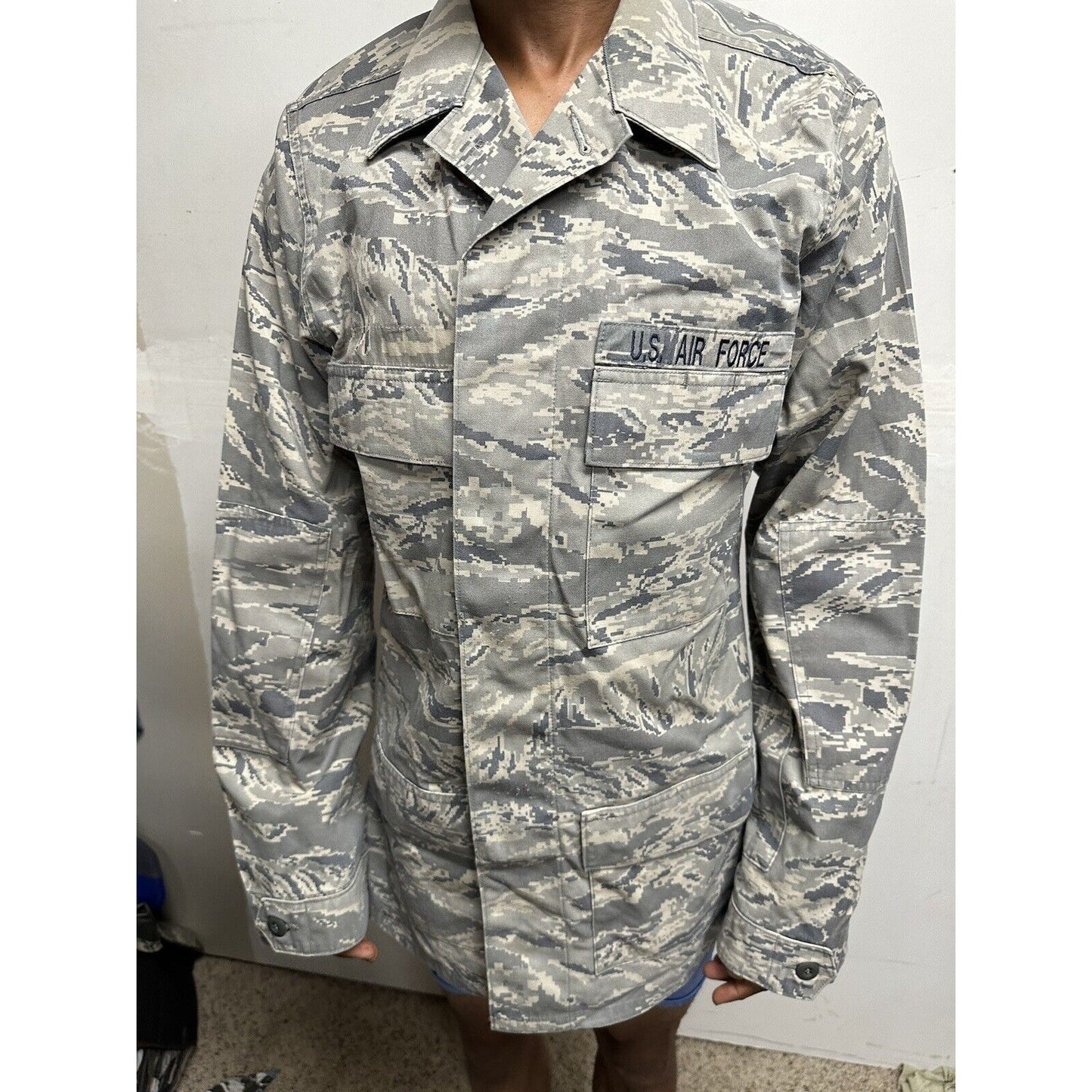 Men’s Civil Air Patrol USAF Abu Airman Battle Uniform Top Blouse Jacket 40XL