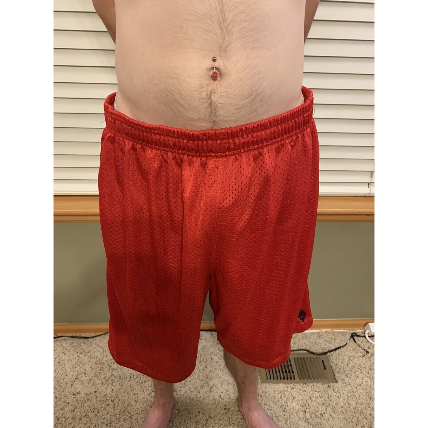 US Polo Assn Shorts Men’s Extra Large Red Mesh XL