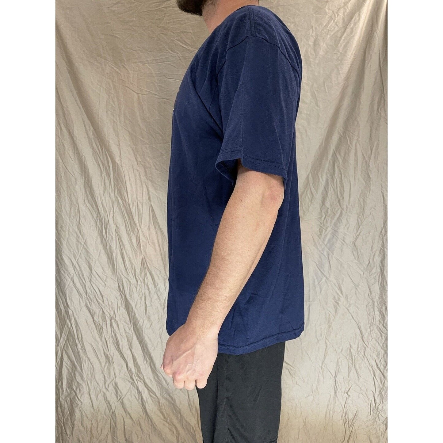 men's navy blue air force short sleeve t-shirt XL