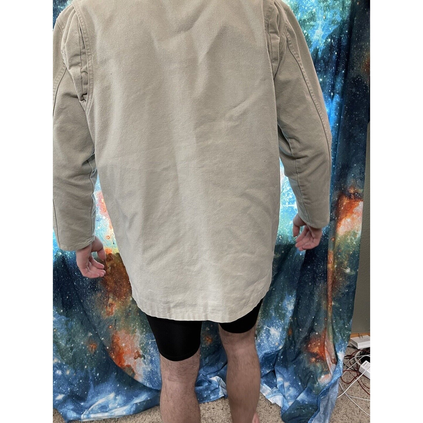 Land's End Direct Merchant Tan Button up jacket