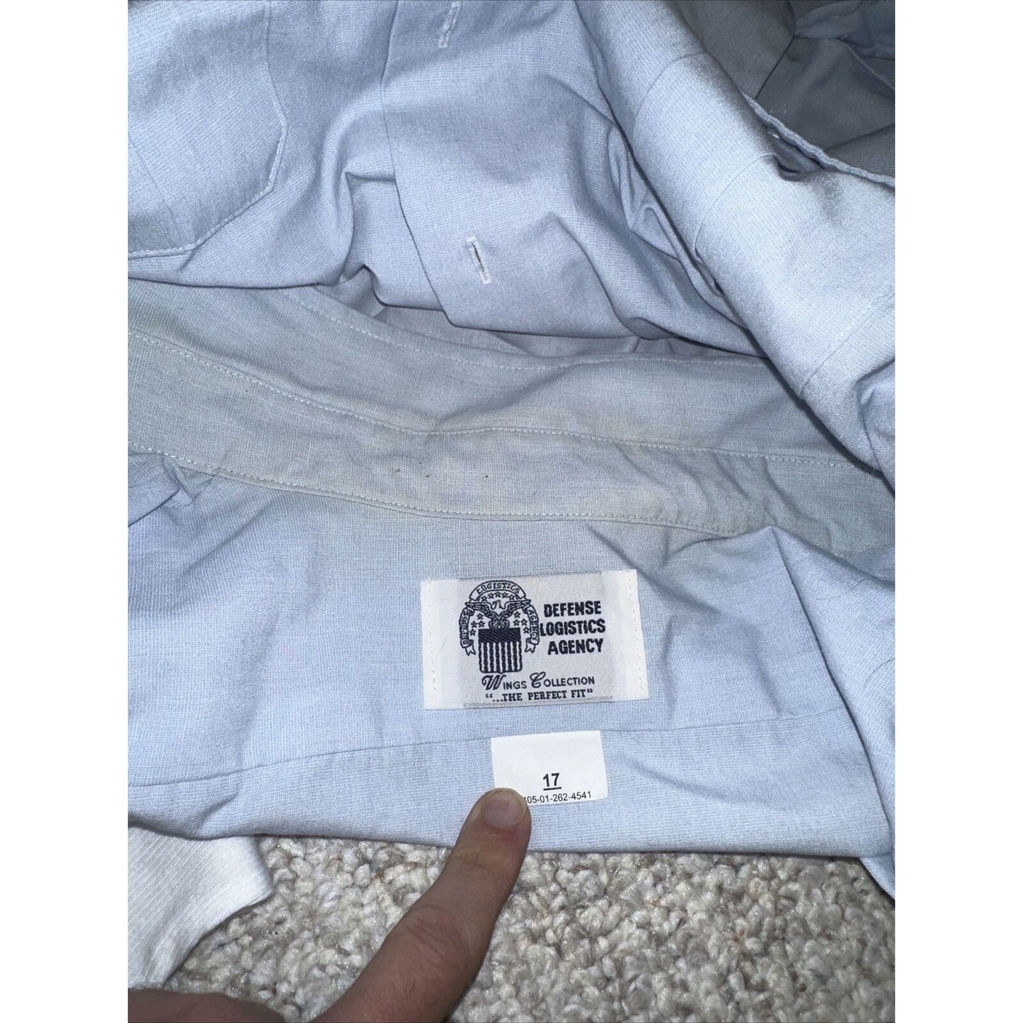 Men’s Defense Logistics Agency Short Sleeve Blues Uniform Shirt 17