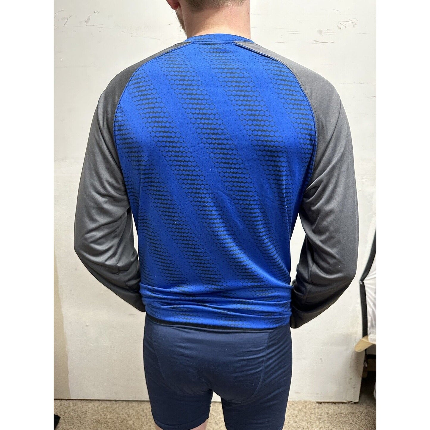 men’s doherty spartans football long sleeve pullover shirt adult large colroado
