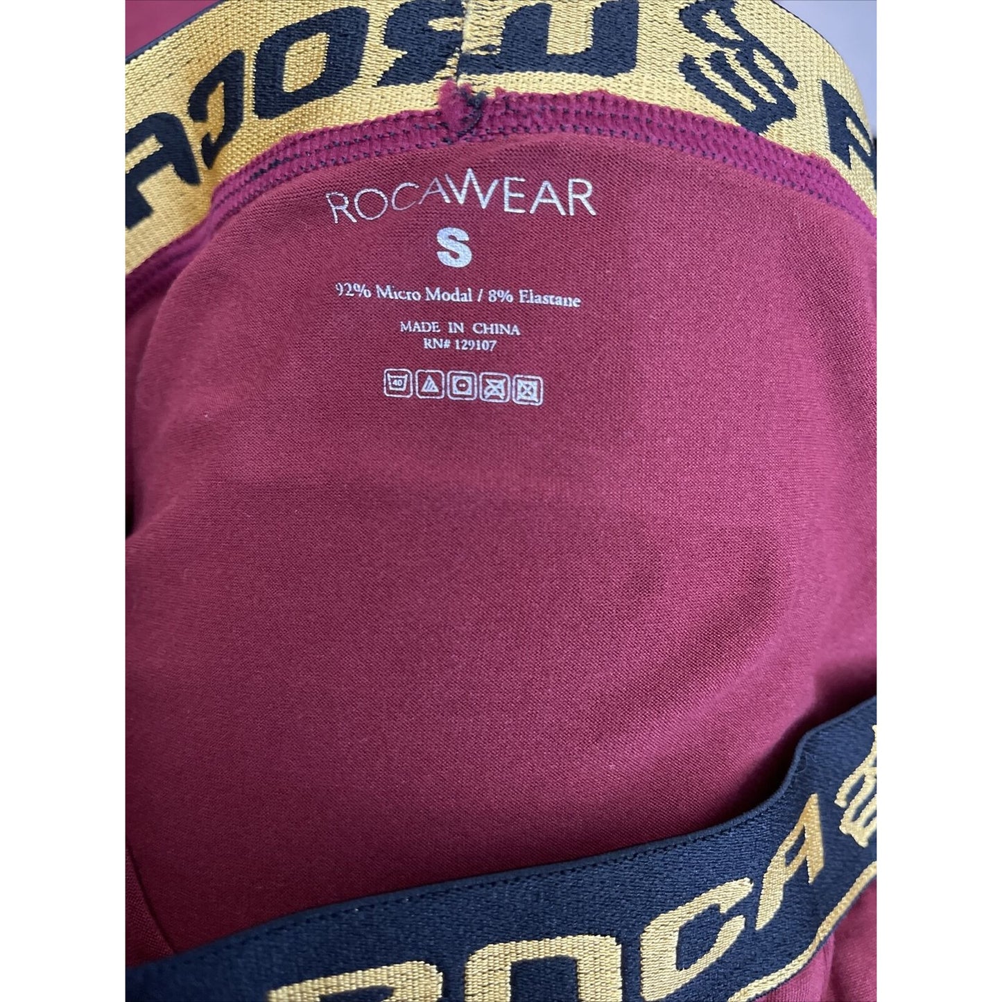 men's maroon rocawear small compression shorts New And Unworn