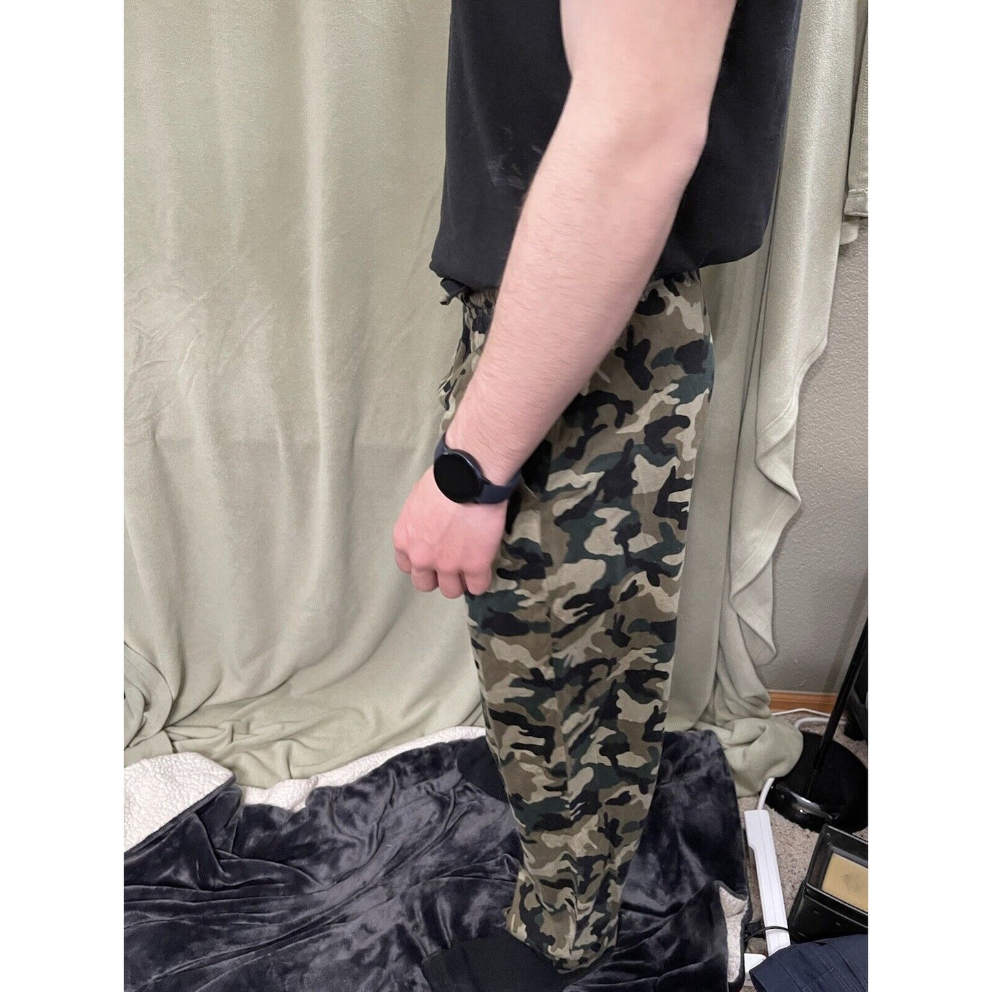 Men’s Medium Pajama Pants Sleepwear Moose Pine Duck Bear
