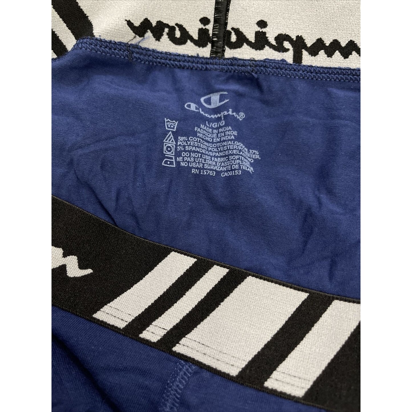 Men’s Champion Royal Blue Boxer Briefs Size Large