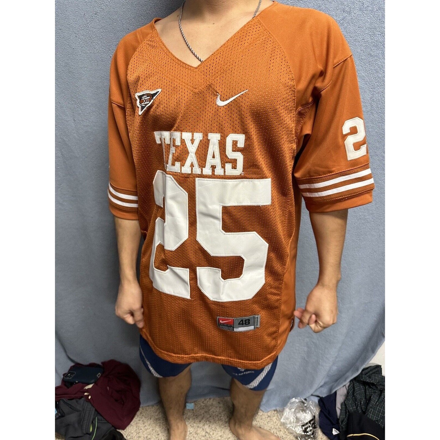 Men’s Texas Longhorns Size 48 Team Nike #25 Football Jersey